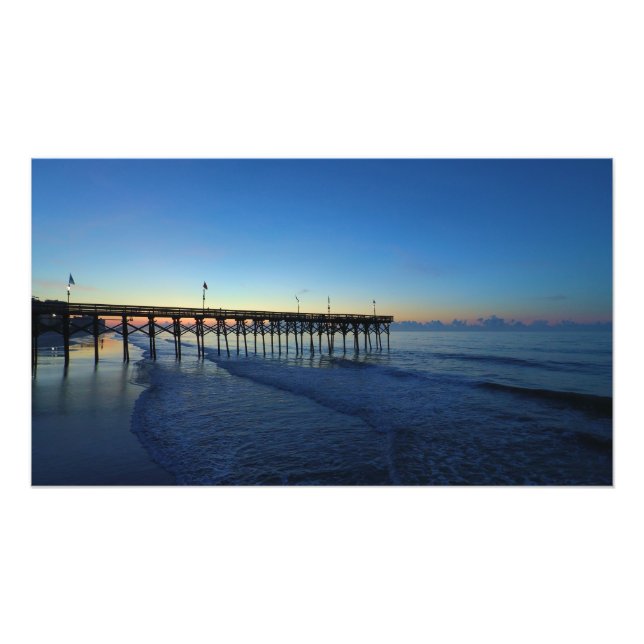 Summer Sunrise in Myrtle Beach SC Fotodruck (Vorne)