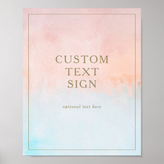 Summer Sunset Watercolor Cards und Geschenke nach Poster