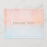 Summer Sunset Watercolor Wedding Danke