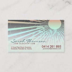 Summer Sunshine Business Card Visitenkarte