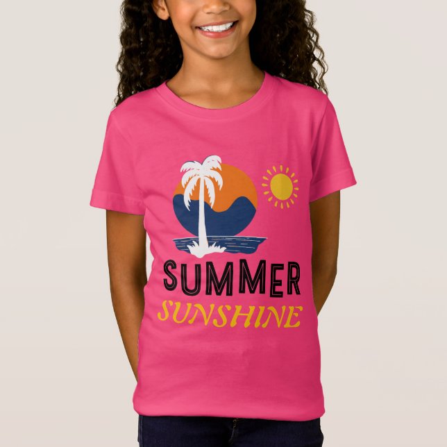 Summer Sunshine Design T-Shirt (Vorderseite)