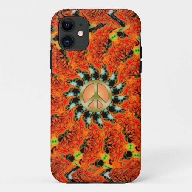Summer Sunshine Peace Sign Case-Mate iPhone Hülle (Rückseite)