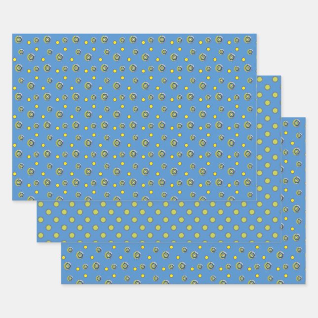 Summer Sunshine Wrapping Paper Set Geschenkpapier Set (Set)
