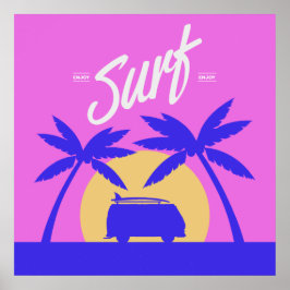 Summer Surf Poster