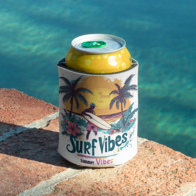 Summer Surf Vibes trinken cooler Dosenkühler (In Situ Pool)