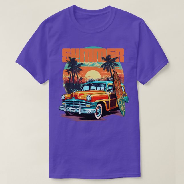 Summer Surf Woodie T-Shirt (Design vorne)