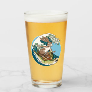 Summer Surfing - Illustration über Schildkröten un Glas