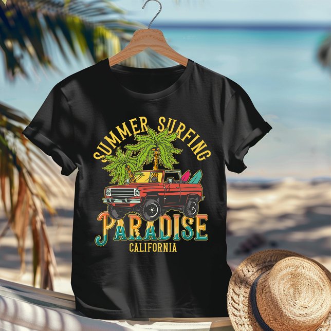 Summer Surfparadies California T - Shirt (Von Creator hochgeladen)