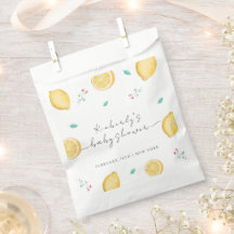 Summer Sweet Lemon Citrus Fruit Baby Dusche