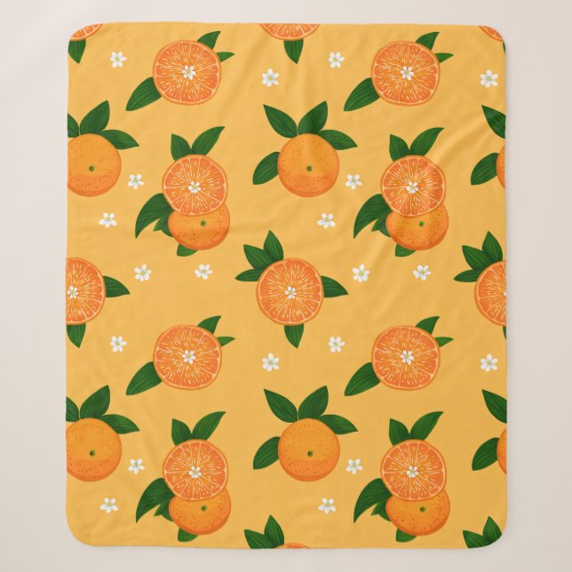 Summer Tangerines Sherpadecke (Vorderseite)