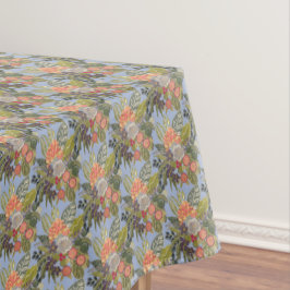 Summer Tapestry Blume auf Sky Blue Tablecloth Tischdecke