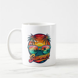 Summer Tasse - Tropischer Sonnenuntergang reflekti
