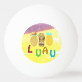 Summer Tiki Pineapple Luau Tischtennisball