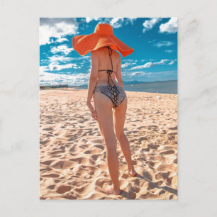Summer Time Beach Baby Photo Carte postale