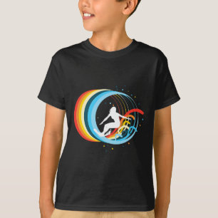 Summer Time Beach Retro Surfen Frauen Surfer T-Shirt