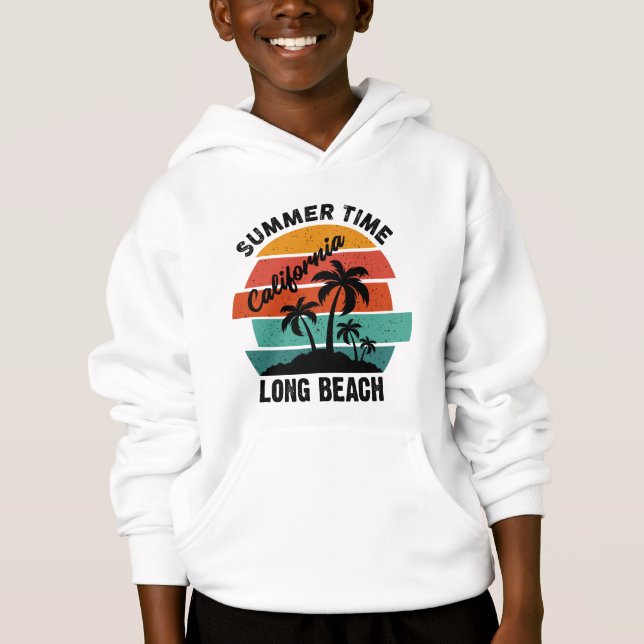 Summer Time California Long Beach T - Shirt (Vorderseite)