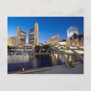 Summer Time City Hall Toronto Postkarte