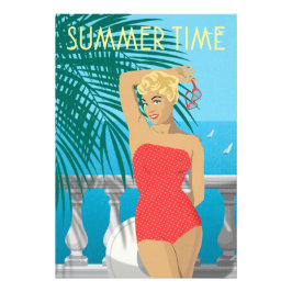 Summer time fotodruck