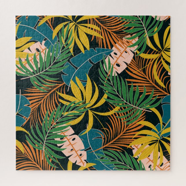 Summer Tropical Bright Pflanze Muster (Vertikal)