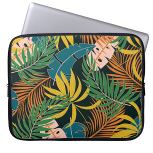 Summer Tropical Bright Pflanze Muster Laptopschutzhülle