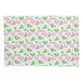 Summer Tropical Flamingo und Blumenmuster Kissenbezug