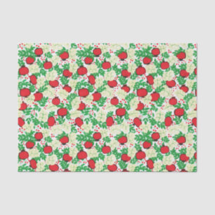 Summer Tropical Fruit Blätter Natural Seidenpapier