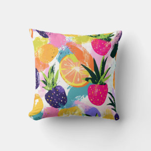 Summer Tropical Fruit Fiesta Kissen