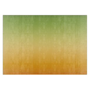 Summer Tropical Gradient Orange Lemon Limon Ombre Schneidebrett