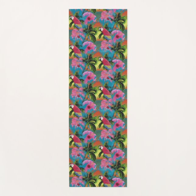 Summer Tropical Sunset Beach Yogamatte (Vorderseite)