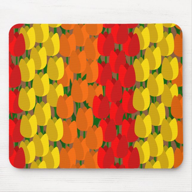 Summer Tulip Field Mousepad (Vorne)