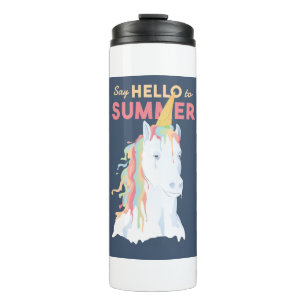 Summer Unicorn Thermosbecher