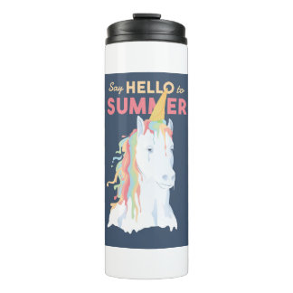 Summer Unicorn Thermosbecher