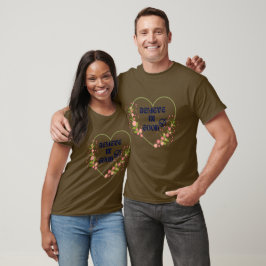 Summer Unisex florales Herzangebot B I G Kleidung T-Shirt
