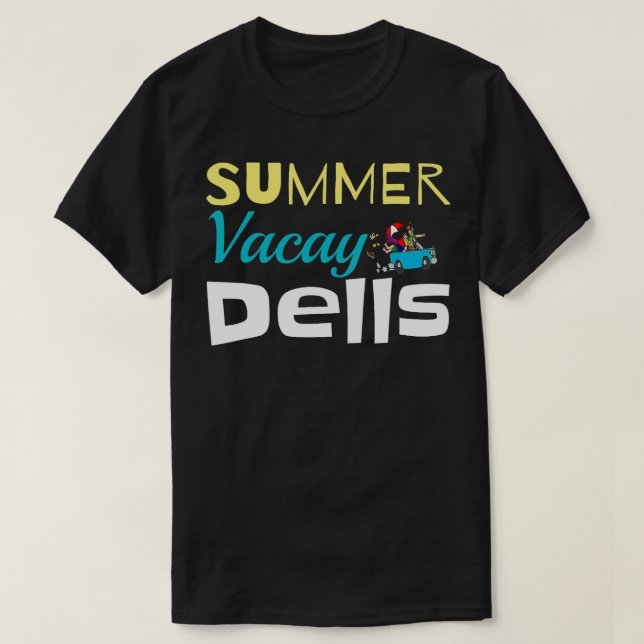 Summer Vacay Dells Wisconsin Dells Urlaub T-Shirt (Design vorne)
