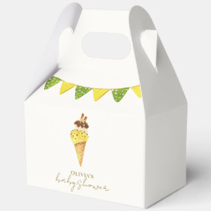 Summer Vanilla The Scoop Ice Cream Baby Dusche Geschenkschachtel