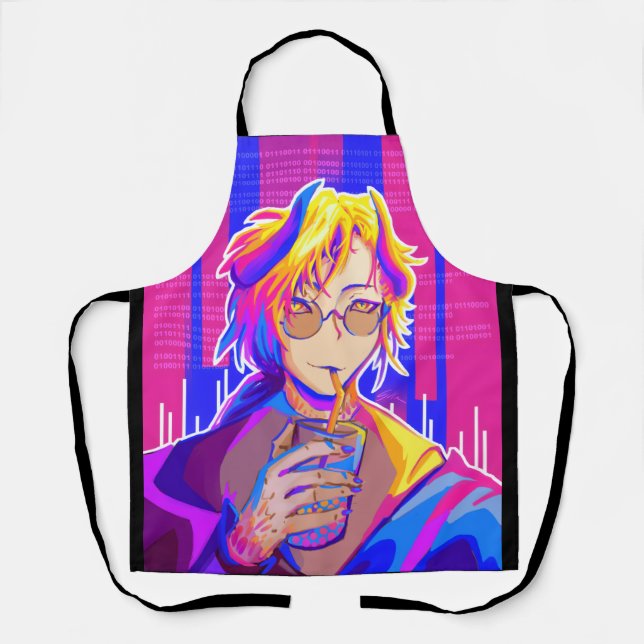 Summer vibe Anime Schürze (Vorderseite)