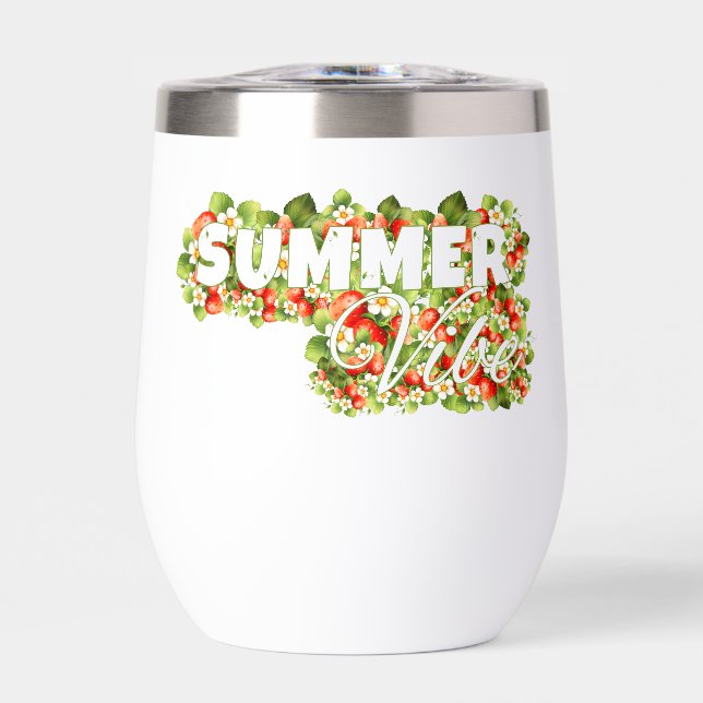Summer Vibe Floral Design - Strawberry & Blossom (Vorderseite)