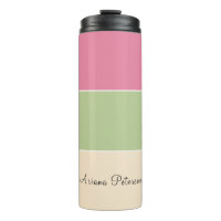 Summer Vibe Pink & Sage Green Pastellfarbblock