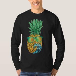 Summer Vibes Ananas Sonnenbrille Wave Cool Tropic T-Shirt