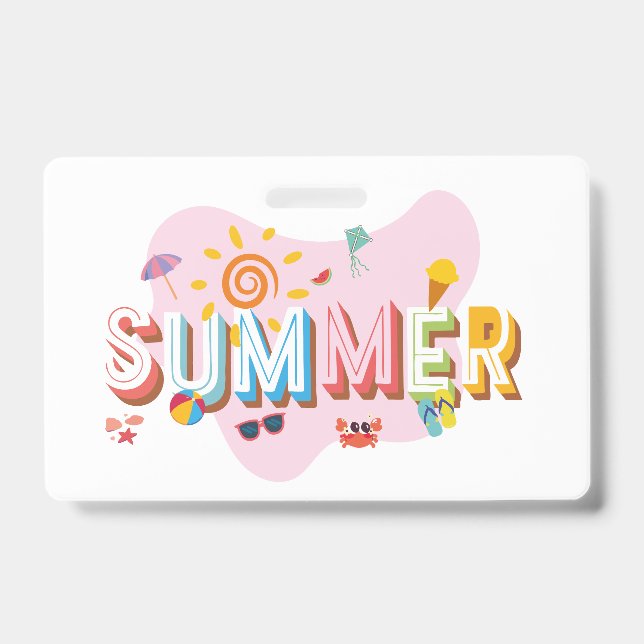 Summer Vibes Ausweis (Vorderseite)