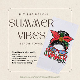 Summer Vibes Beach Handtuch