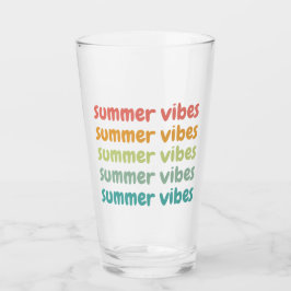 Summer Vibes Beach Urlaub Retro Sommer Glas