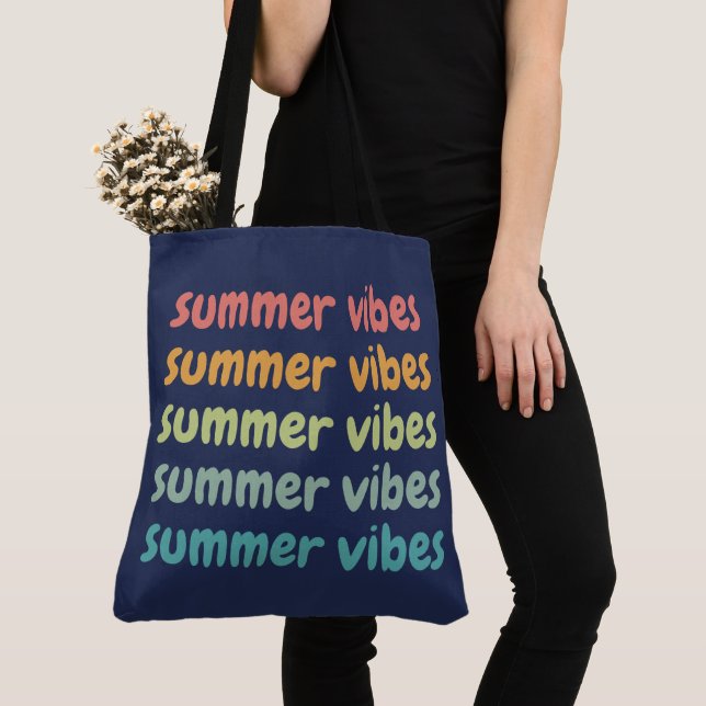 Summer Vibes Beach Urlaub Retro Sommer Tasche (Von Nahem)