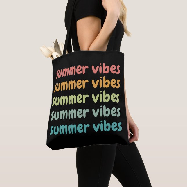 Summer Vibes Beach Urlaub Retro Sommer Tasche (Von Nahem)