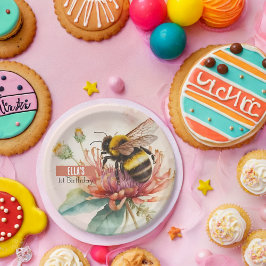 Summer vibes Bumblebee - Geburtstagsparty - Pappteller