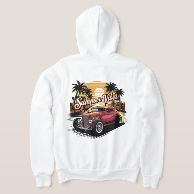 Summer Vibes Classic Car Hoodie (AblageHinten)
