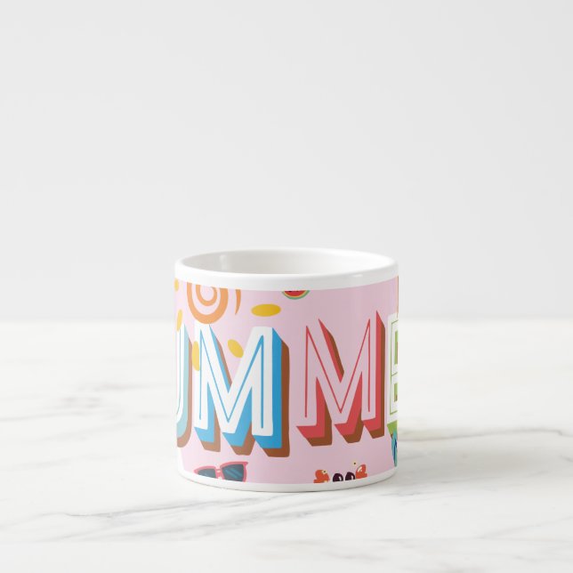 Summer Vibes Espressotasse (Vorderseite)
