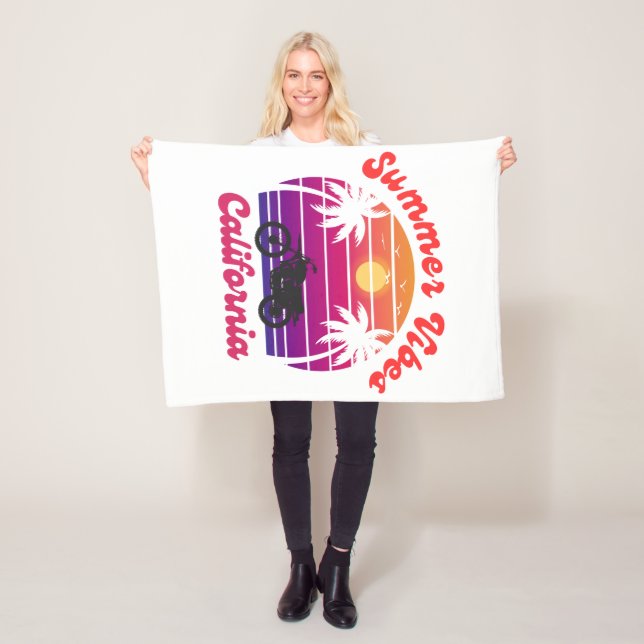 Summer Vibes Fleecedecke (Beispiel)