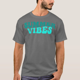 Summer Vibes Fun Summer Beach Sand Surf Zitat T-Shirt