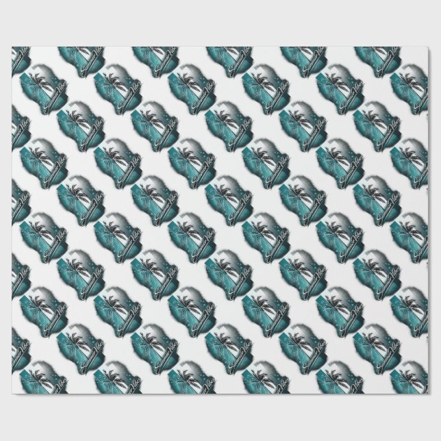 Summer Vibes Geschenkpapier (Flach)